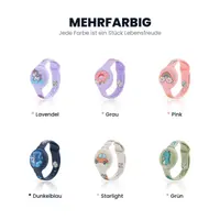 AirTag Wristband - RPD Curved Silicone Wristband (Car), Starlight – Bild 5