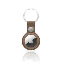 Porte-clés AirTag - RPD Coque aspect sergé tissé, Marron – Bild 1