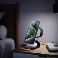 DUZZONA - W21 Qi2 Chargeur magnétique sans fil 3 en 1, noir – Bild 6