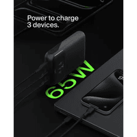 Belkin - BoostCharge Pro Powerbank with 2x USB-C and USB-A 65W Port + USB-C to USB-C Cable, Black – Bild 9