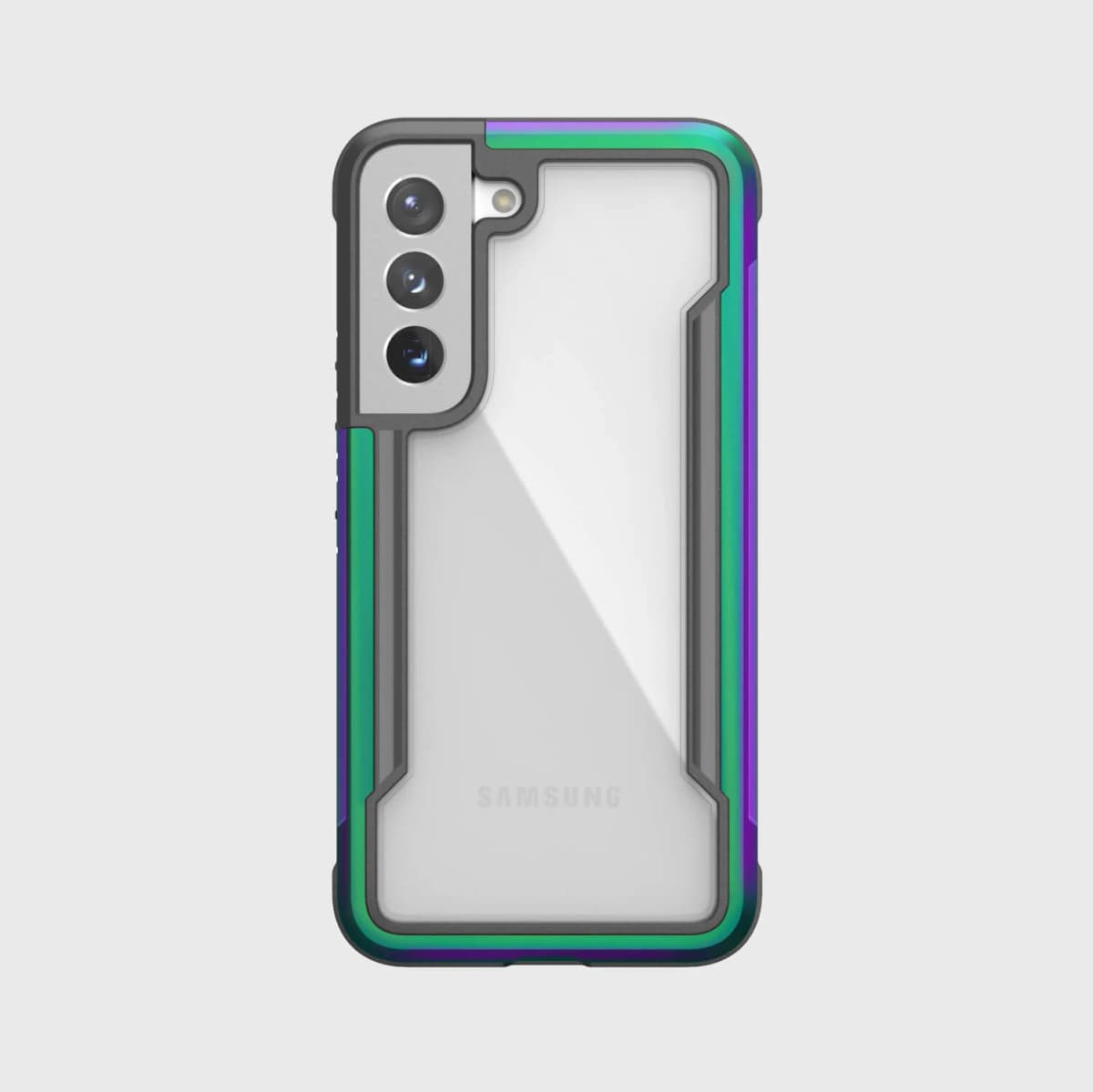 Samsung Galaxy S22+ - Raptic/X-Doria Defense Shield Case mit iridescent Rahmen – 3