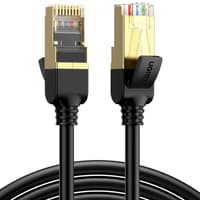Ugreen - Ethernet cable Cat7 RJ45 Gigabit, flat (NW106 / 11263), 5M, black – Bild 1