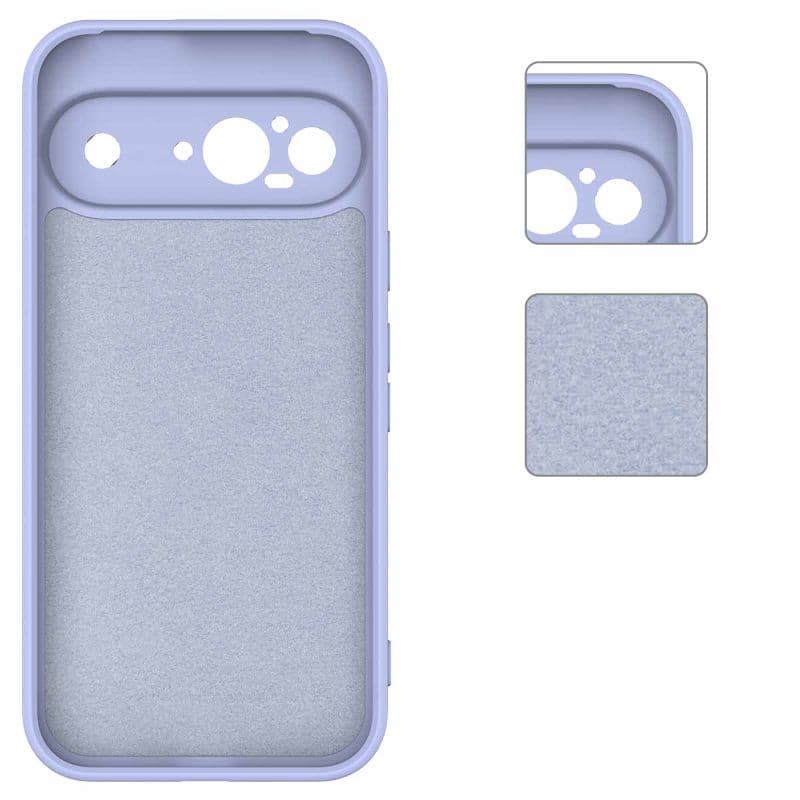 Google Pixel 9 - Housse en silicone violet – 3