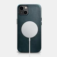 iPhone 13 - Oil Wax Premium Genuine Leather Magsafe Back Case Coffee WMI1302 – Bild 2