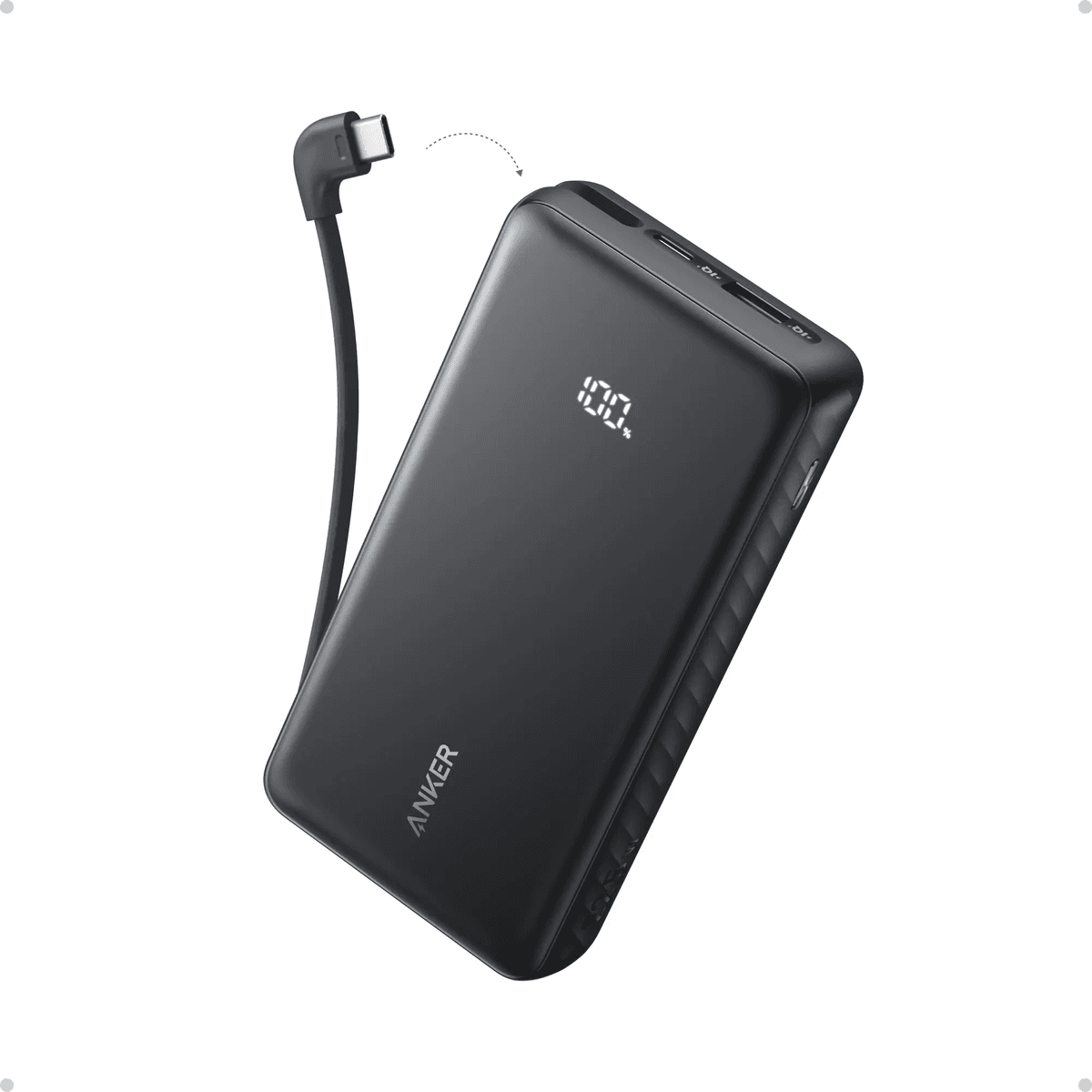 Anker - Zolo Portable Powerbank, 22.5W, 20000mAh, USB-C, black