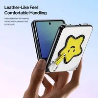 Galaxy Z Flip8 - Dux Ducis - Luvy Series, Love Edition (Yellow Star), white – Bild 6
