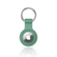 Étui de protection AirTag - RPD Housse en silicone souple avec anneau porte-clés, Vert sapin – Bild 1
