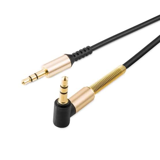 Hoco AUX cable 1 meter, UPA02 AUX Spring Audio, black – 2