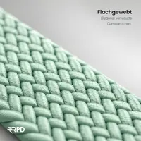 RPD Magnos Magnet Armband Nylon Geflochten für Apple Watch 44/45/46/49mm - Salbeigrün – Bild 2