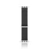 Apple Watch bracelet (38/40/41mm) - Tissu bracelet gris/blanc