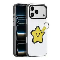 iPhone 17 Pro - Dux Ducis - Série Luvy, édition Love (étoile jaune), blanc – Bild 1