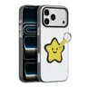 iPhone 17 Pro - Dux Ducis - Série Luvy, édition Love (étoile jaune), blanc