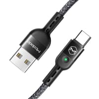 McDodo - Câble spiralé USB-A vers USB-C 1,8m, noir – Bild 2