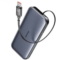 Mcdodo FreeGo 35W Powerbank 10000mAh mit USB-C Kabel, LED Display, Schwarz – Bild 1
