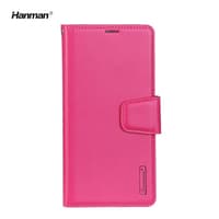 Apple iPhone 6 Plus / 6s Plus - Hanman Mill Flip Case mit 3 Kartenfächern, pink – Bild 2