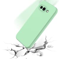 Google Pixel 9a - Custodia protettiva in silicone, verde – Bild 7