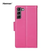 Samsung Galaxy S10 Lite - Hanman Mill Flip Case mit 3 Kartenfächern, pink – Bild 4