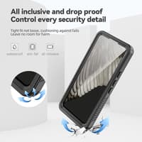 Google Pixel 8 - Redpepper IP68 FS Series Wasserdichtes Outdoor Case, schwarz – Bild 7