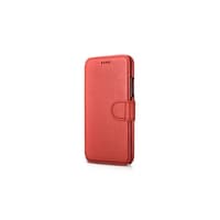 iPhone X/XS iCarer Detachable PU Leather Wallet Case red – Bild 1