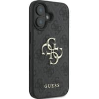 iPhone 16 - Guess Metal Logo Case Black – Bild 5