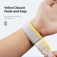 Apple Watch - DUX YJ Version Strap - 42mm/44mm/45mm/46mm(10.Gen)/49mm Jaune-Beige – Bild 8