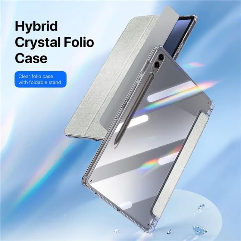 Samsung Galaxy Tab S9 FE Plus / S9 Plus / S10 Plus - Dux Ducis Unid Series, aufstellbares Flip-Etui, Grün – 3