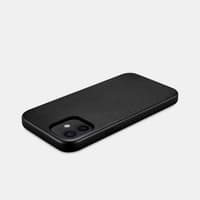 iPhone 12 mini - iCarer - Leather Backcase with Logo, Black (WMI1215-BK) – Bild 6