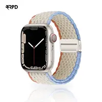 RPD Magnos Cinturino Magnetico Nylon per Apple Watch 44/45/46/49mm - Bianco Crema – Bild 1