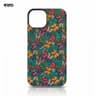 iPhone 16 Pro - Custodia in vero sughero verde con design a farfalla