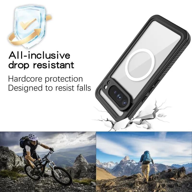 Google Pixel 10 Pro XL - Redpepper IP68 FS Series Wasserdichtes Outdoor Case, schwarz – 3