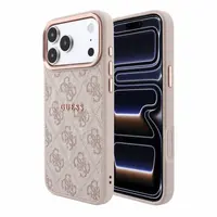 iPhone 18 Pro Max / 17 Pro Max – Guess Hülle aus PU-Leder mit MagSafe, Pink GUHMP18XP4MSEGCP – Bild 1