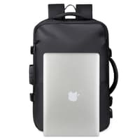 Okade S70 Sac à dos pour ordinateur portable 17.3 pouces - Business & Travel Rucksack USB, fonction valise, noir – Bild 3