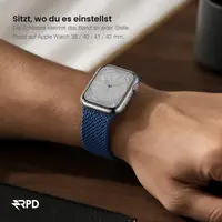 RPD Magnos Cinturino Magnetico Nylon per Apple Watch 38/40/41/42mm - Blu Tempesta – Bild 4