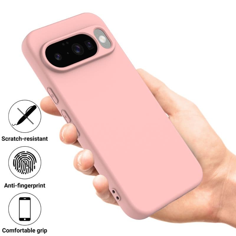 Google Pixel 10 / 10 Pro - Silikonhülle pink – 4