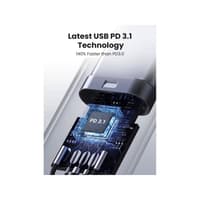 UGREEN - USB-C to USB-C 240W Fast Charging Woven Cable, US535 1m, Space Gray – Bild 9