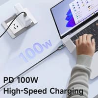 McDodo - 100W Type-C vers Type-C, Charging Speed Visible Cable, 1.2m, noir – Bild 6