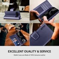 Google Pixel 10 Pro XL - Hanman Mill Flip Case mit 3 Kartenfächern, blau – Bild 7