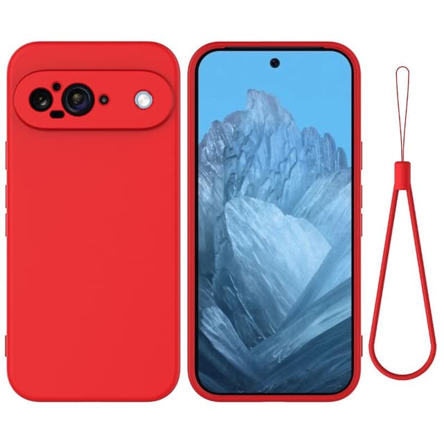 Pixel 9 - Housse silicone rouge
