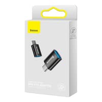 Baseus - Ingenuity Series - Mini OTG Adapter Type-C to USB-A 3.1, Black (ZJJQ000001) – Bild 8