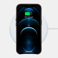 iPhone 13 - Oil Wax Premium Genuine Leather Magsafe Back Case Coffee WMI1302 – Bild 6