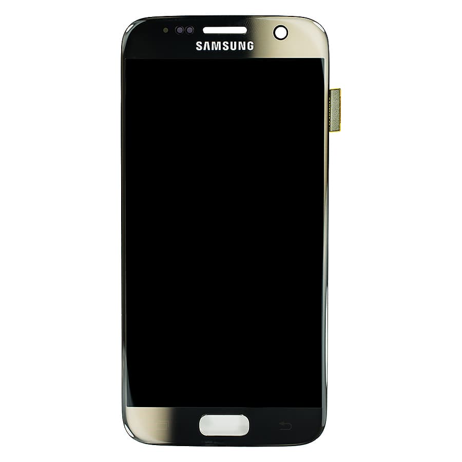 Samsung Galaxy S7 Frontglas / LCD gold, renesed