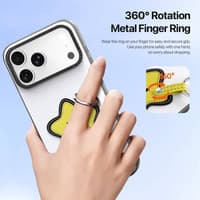 iPhone 17 Pro Max - Dux Ducis - Luvy Series, Love Edition (Yellow Star), white – Bild 6