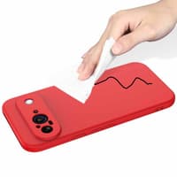 Pixel 9 - Housse silicone rouge – Bild 5