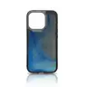 iPhone 16 Pro - Coque avec sable mobile, bleu