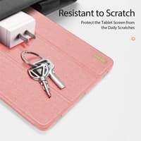 Samsung Galaxy Tab S9 - Dux Ducis Domo Series, aufstellbares Flip-Etui, Grau – Bild 6