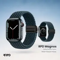 RPD Magnos Cinturino Magnetico Nylon per Apple Watch 38/40/41/42mm - Verde Foresta – Bild 5