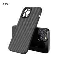 iPhone 15 Plus - Robustes TPU-Case mit Carbon-Optik, Schwarz – Bild 1