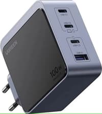 Ugreen - Nexode S GaN Fast Charger, 100W, 4-port (3x USB-C / 1x USB-A), black – Bild 1