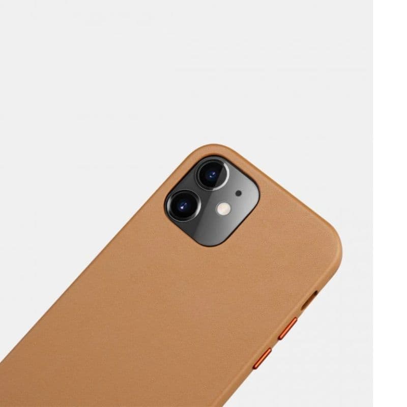 iPhone 12 Mini - iCarer - Leather Backcase Brown (RIX1205-BN) – 2