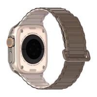 Apple Watch - DUX KJ Version Strap (42-49mm) Brown Grey – Bild 2